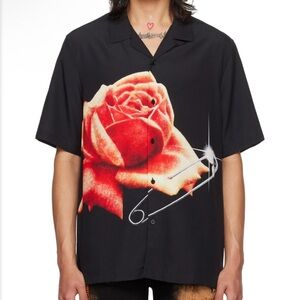 Ksubi Black Rose Garden Shirt